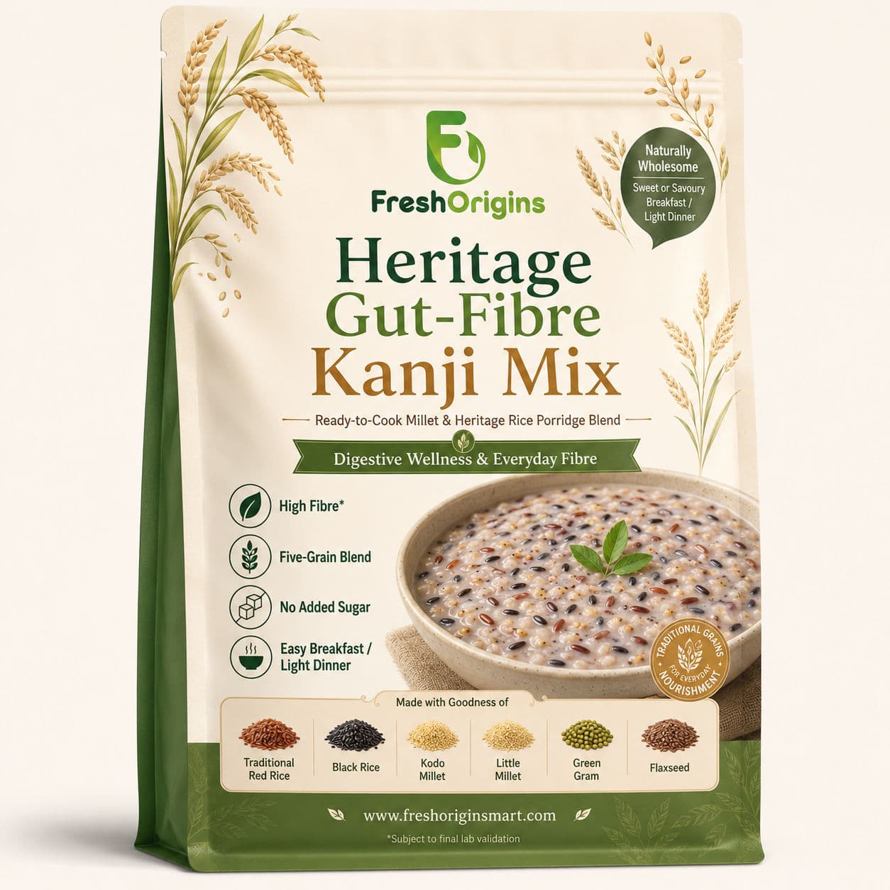 Heritage Gut-Fibre Kanji Mix