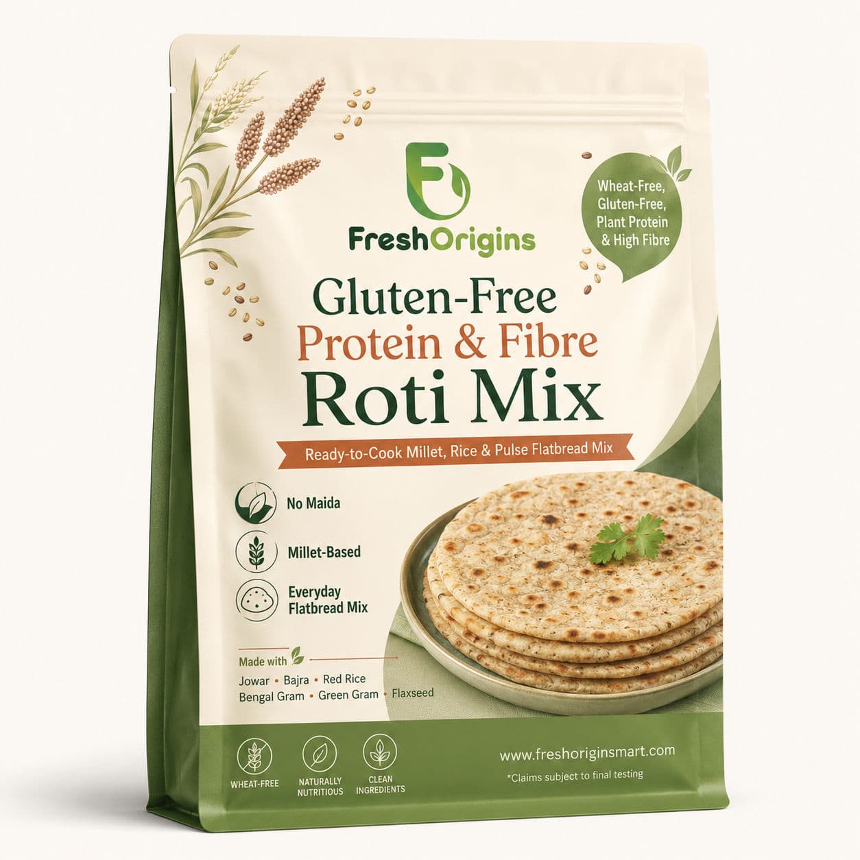 Gluten-Free Protein & Fibre Roti Mix